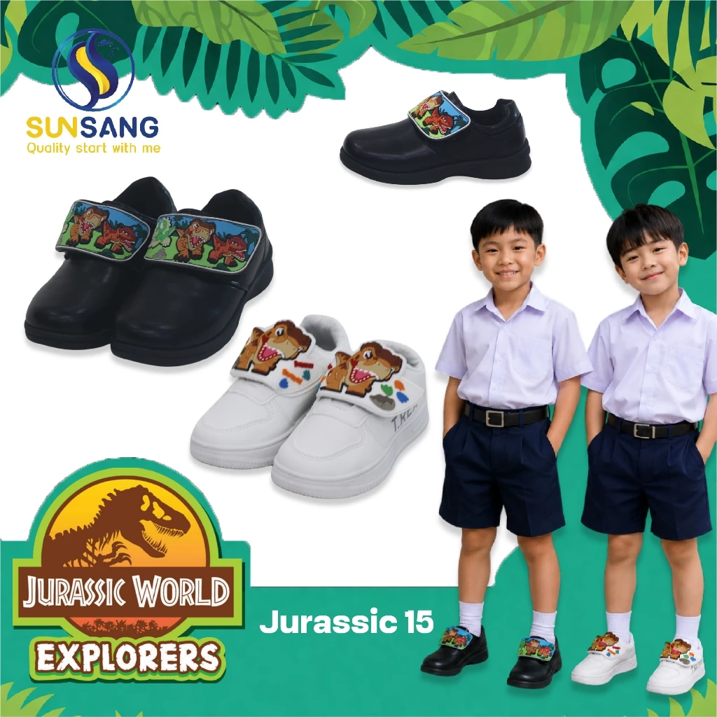 JURASSIC 15 - รองเท้าเด็กลิขสิทธิ์แท้ ไซซ์ 25-30