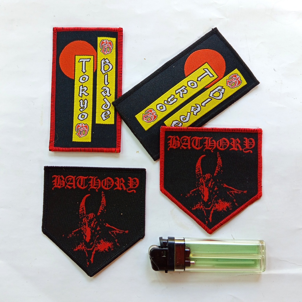 แพทช์ทอ Tokyo Blade & Bathory V สําหรับแจ็คเก็ตและเสื้อกั๊กอุปกรณ์เสริม - แฟชั่นเพลง