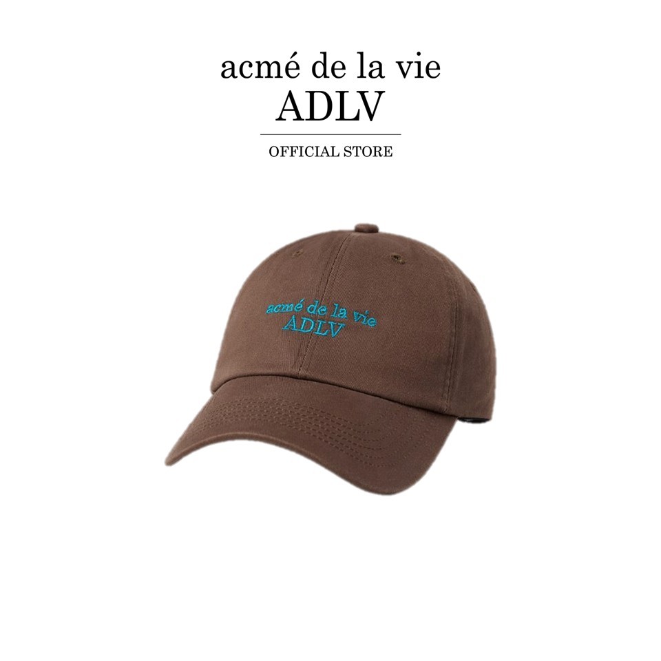 ADLV [acme de la vie] หมวก รุ่น Bio Basic Logo Ball Cap Brown (50011SBICAU_S6BRXX)