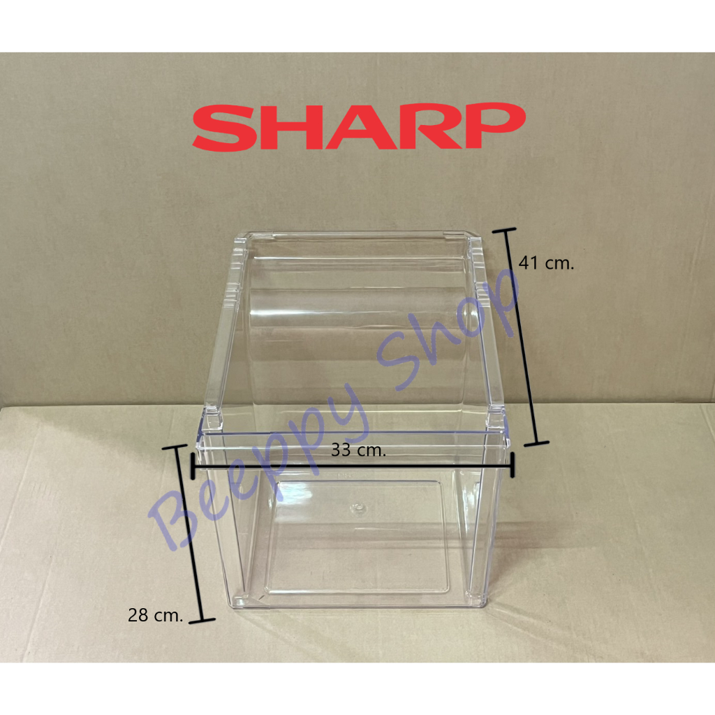 กล่องใส่ผักในตู้เย็น กล่องผัก กล่องแช่ผัก ตู้เย็น Sharp รุ่น SJ-P54G/P58G/P58T/P60S/P54T/P61N/P65S/P