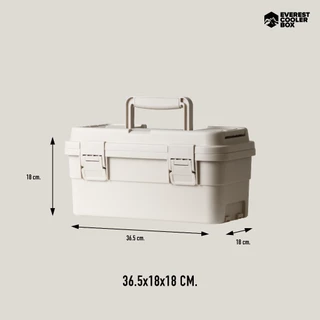 กล่องเก็บอุปกรณ์ กล่องเครื่องมือ Stacking Box ขนาด 4ลิตร, 6.5ลิตร, 15ลิตร พร้อมถาดเก็บของด้านใน