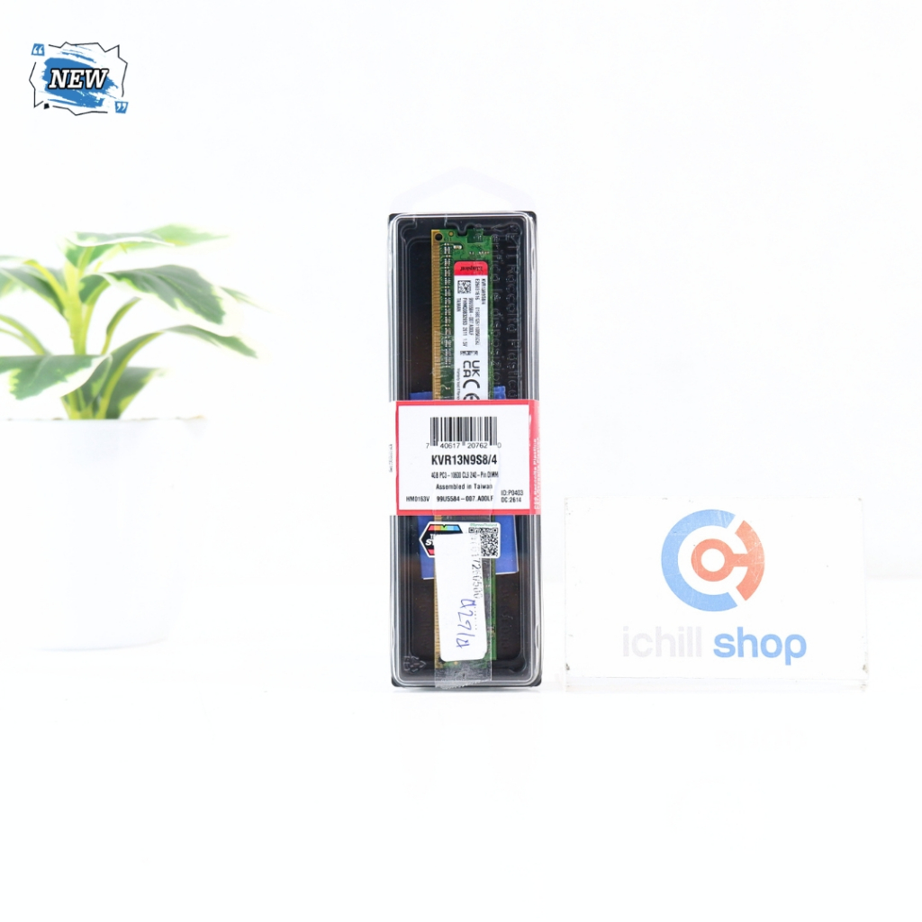 RAM (แรม) KINGSTON VALUE DDR3 4GB (4GBX1) 1333MHz 8CHIPS (ของใหม่) P11826