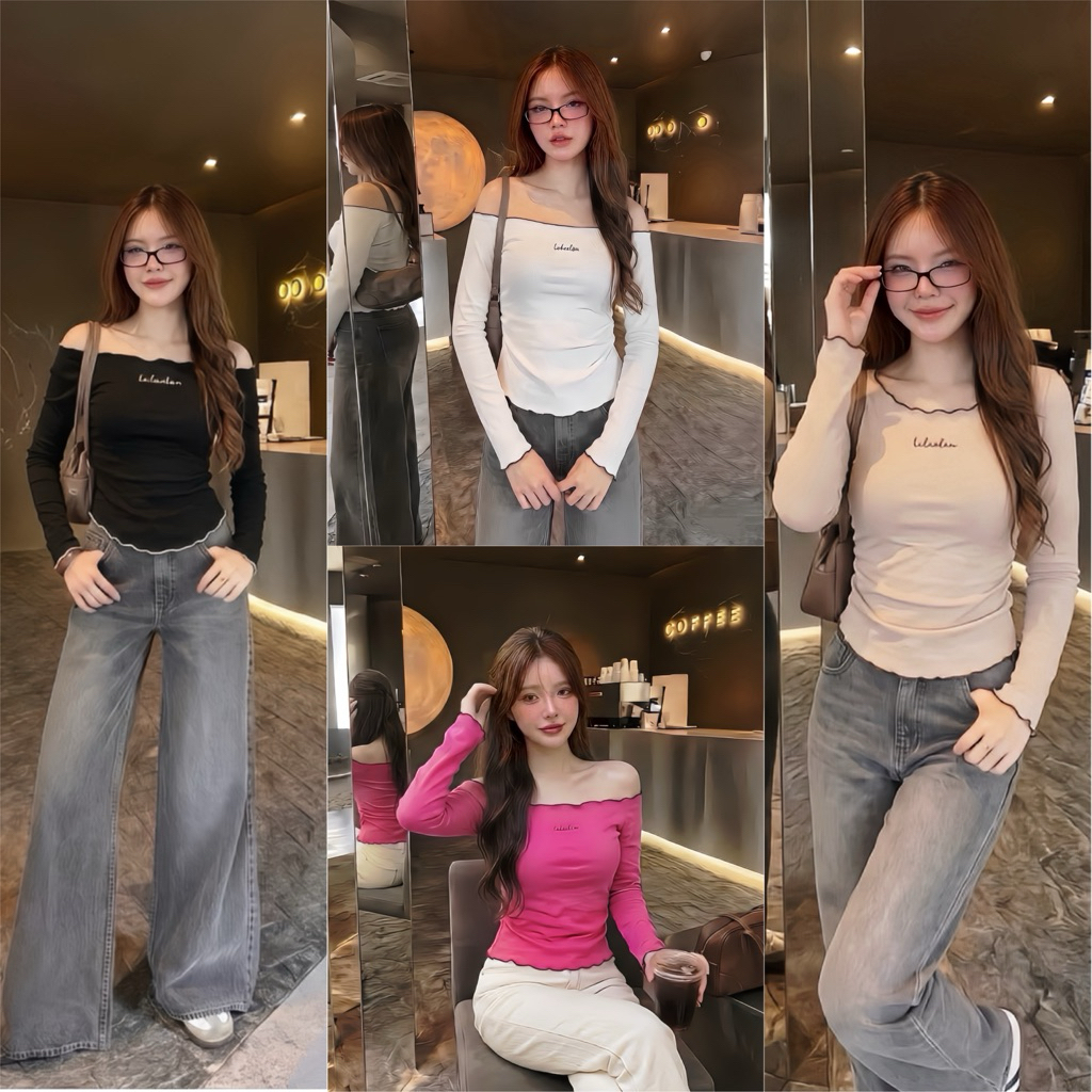 เสื้อแฟชั่นแสื้อแขนยาวงานปัก
