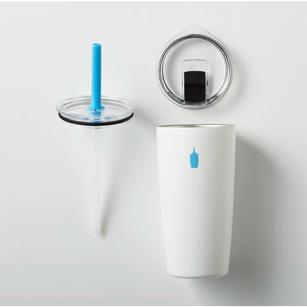 พร้อมส่ง🇹🇭🇯🇵❤️Human made❤️ x 🩵BLUE BOTTLE COFFEE 🩵 COMMUTER CUP WITH STRAW (16OZ)