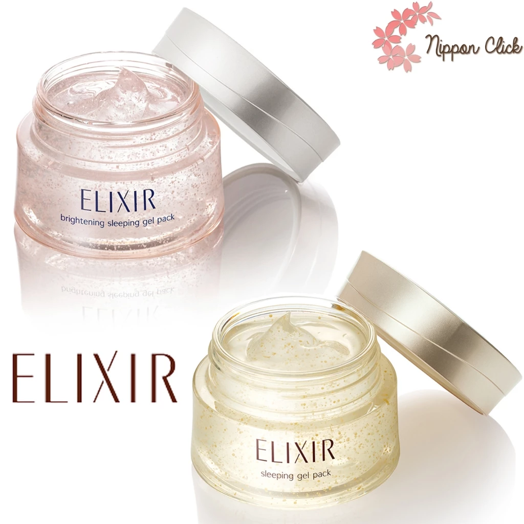 Elixir Sleeping Gel Pack / Brightening ขนาด 105g ของแท้ จากญี่ปุ่น