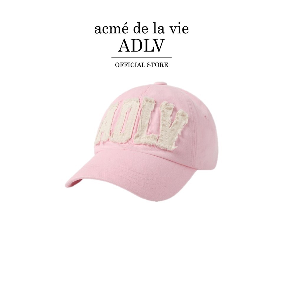 ADLV [acme de la vie] หมวก Applique Embo Ball Cap Pink (50032SEBCAU_H5PIXX)