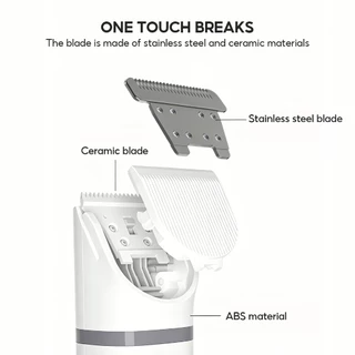 MeeGoo ปัตตาเลี่ยนตัดขนสัตว์เลี้ยง เครื่องตัดขนสัตว์เลี้ยง Trimmer Pet Hair Clipper 4-in-1