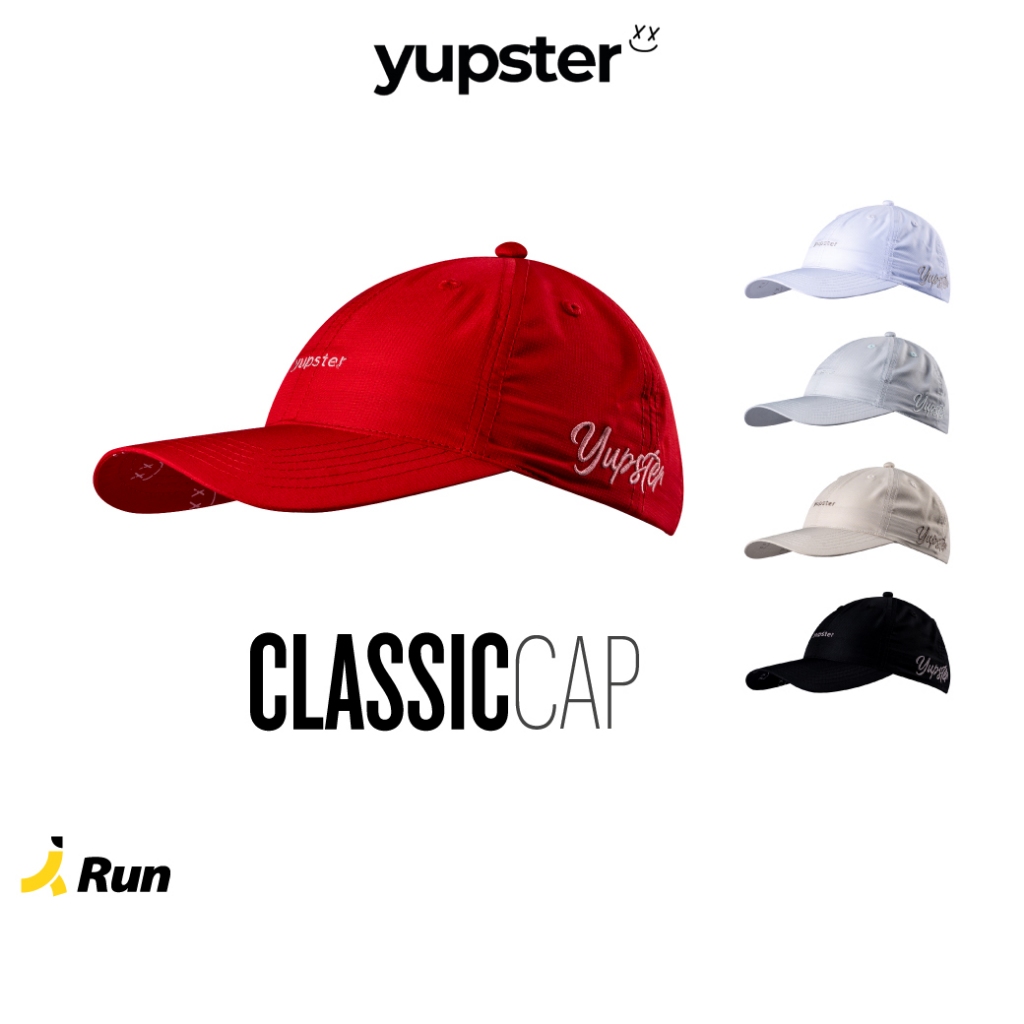 yupster Classic Cap หมวกวิ่งปีกยาว