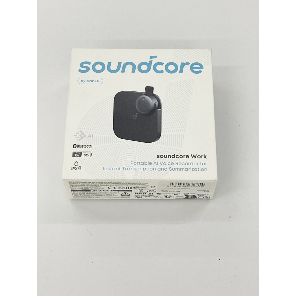 Soundcore Work AI Voice Recorder เครื่องบันทึกเสียงอัจฉริยะ สภาพเยี่ยม ไร้รอย ราคาถูกใจ