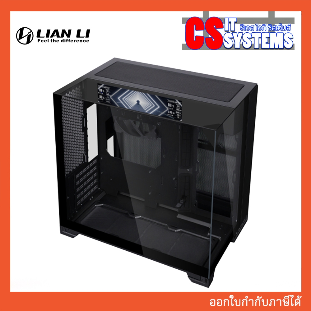 CASE LIAN LI O11 VISION M DIGITAL (มีหน้าจอมากับเคส) (O11VMDX-BLACK)