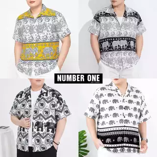 เสื้อ A ฮาวายNo.1Shopพลัสไซส์plussizeใส่ได้ทั้งหญิงทั้งชาย ผ้าไหมญี่ปุ่นนุ่มสบายNCT DREAM