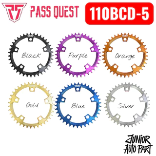 ใบจาน PASS QUEST 110BCD (5-Bolt) Narrow Wide 1x 38-42T