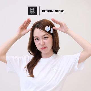 Moshi Moshi เสื้อยืดคอกลม เสื้อยืด ลาย Cinnamoroll ลิขสิทธิ์แท้จากค่าย Sanrio รุ่น 6100007829-7977