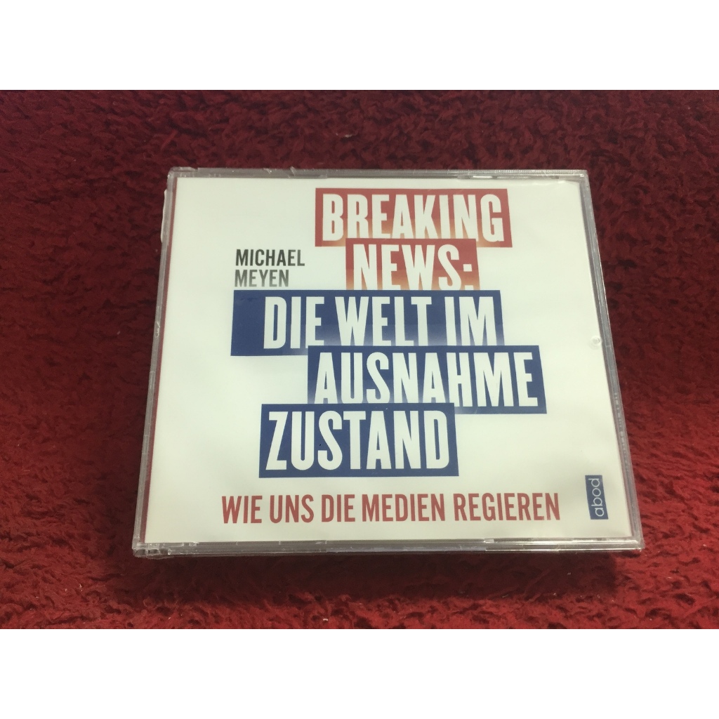 5CD Michael Meyen - Breaking News: Die Welt im Ausnahmezustand สภาพตามปก B119-42