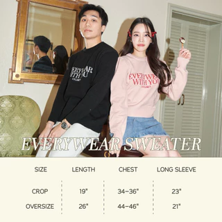 Whatwewearrr | Everywear Sweater | เสื้อไหมพรม | เสื้อไหมพรม Crop & Oversize | Best Seller