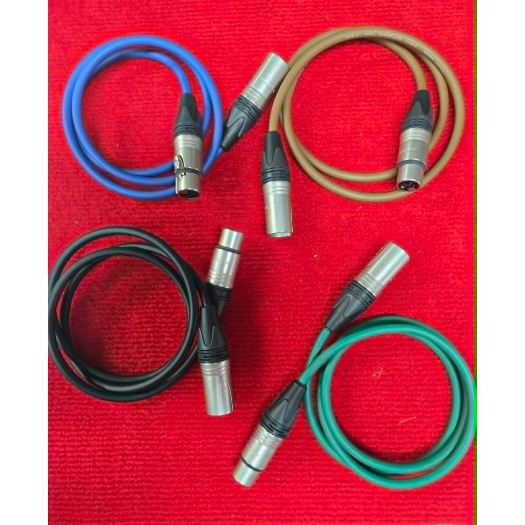 สายสัญญาณเสียงMOGAMI2534พร้อมหัวXLRนูทริค F/M ประกอบสำเร็จ ระบุสีที่ต้องการได้จะได้เป็นเจ้าของเพียงหนึ่งเดียว