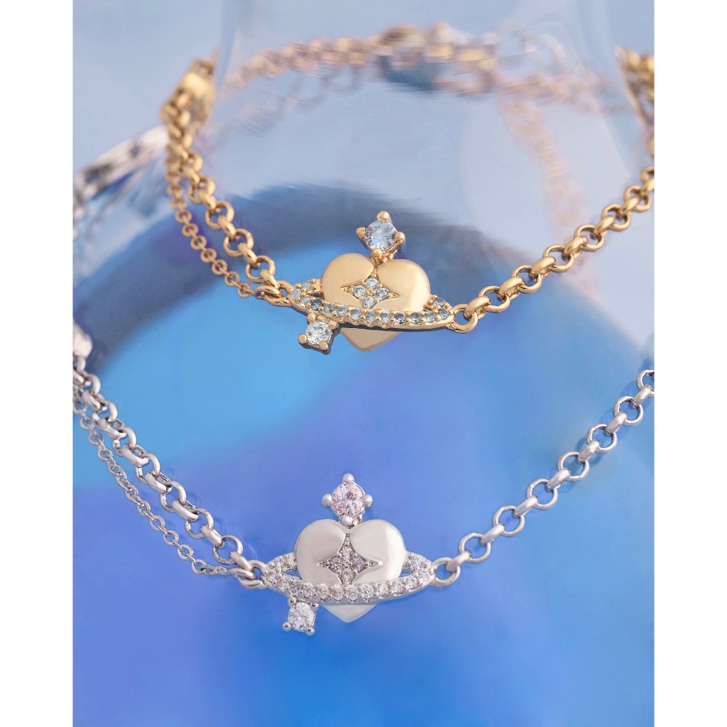 YVIS Dione Brass Bracelet - Uranus Heart Collection