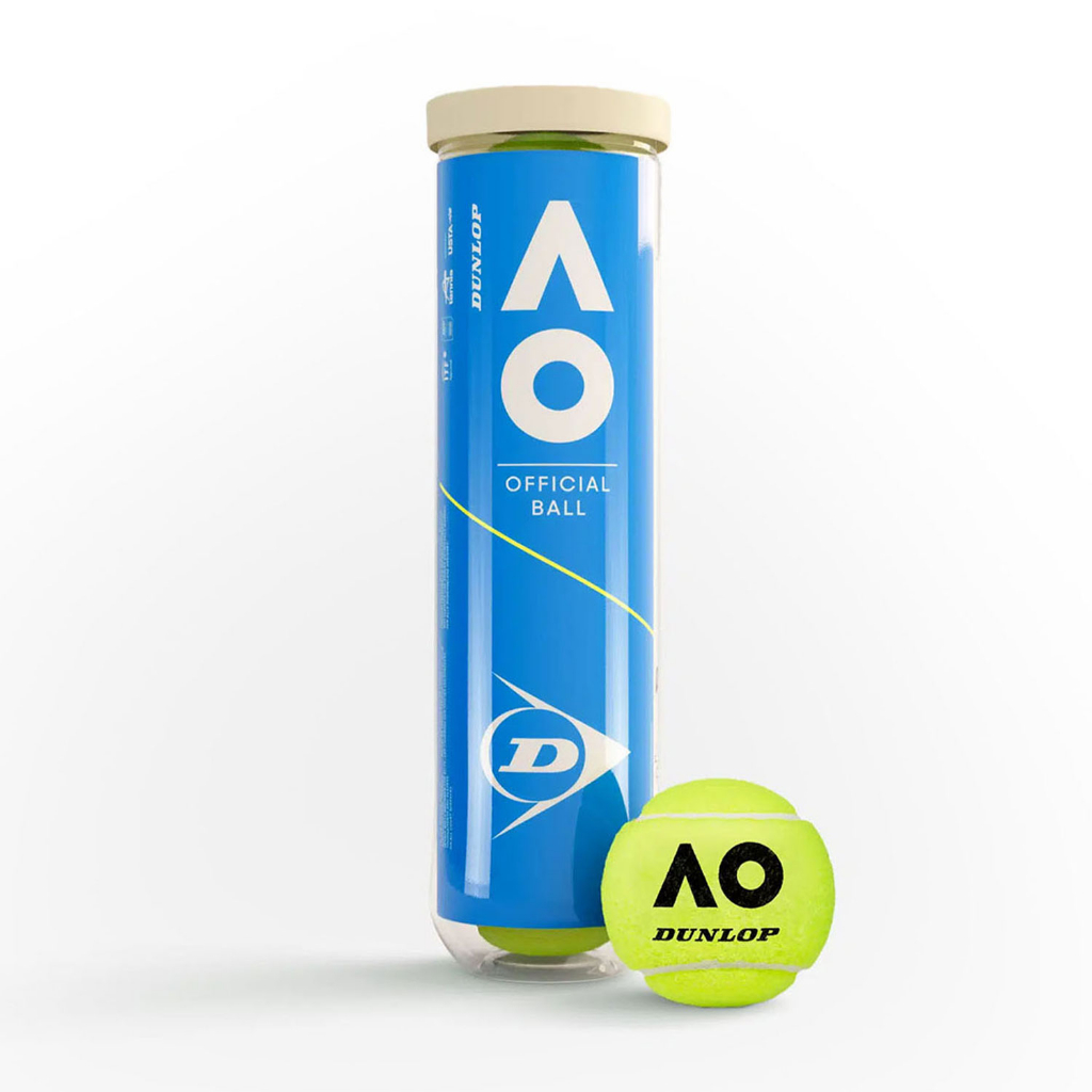 Dunlop ลูกเทนนิส Australian Open Tennis Balls x 3 ( กระป๋องละ 3 ลูก )