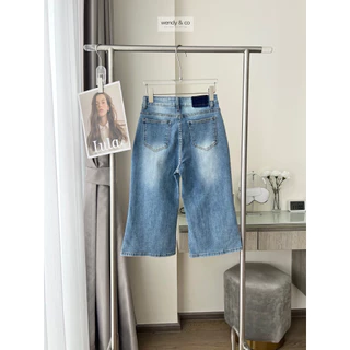 📍พร้อมส่ง📍11128 🇰🇷FSY Capri Jeans กางเกงยีนส์คาปรี ผ้ายีนส์ยืดหยุ่นได้เยอะ กระชับหุ่นทรงสวยมาก