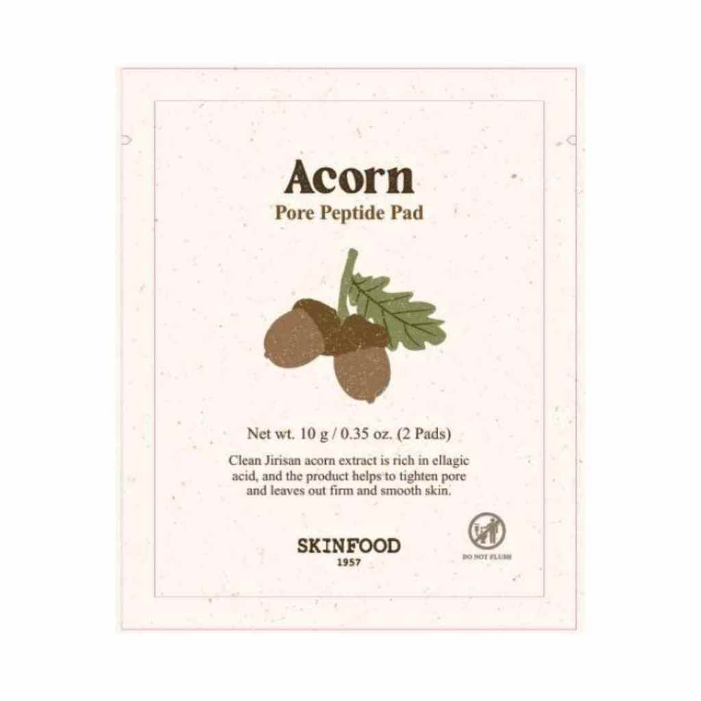 [NOT FOR SALE] SKINFOOD Acorn Pore Peptide Pad [2 Pads] สินค้าขนาดทดลอง