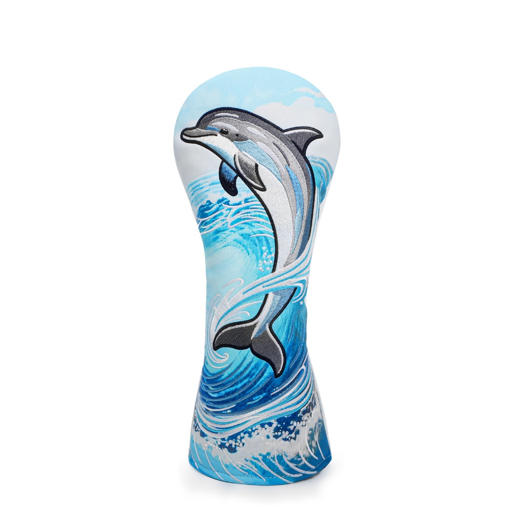 Golf Head Cover "Dolphin" Cover for Golf Clubs -Fairway Headcover