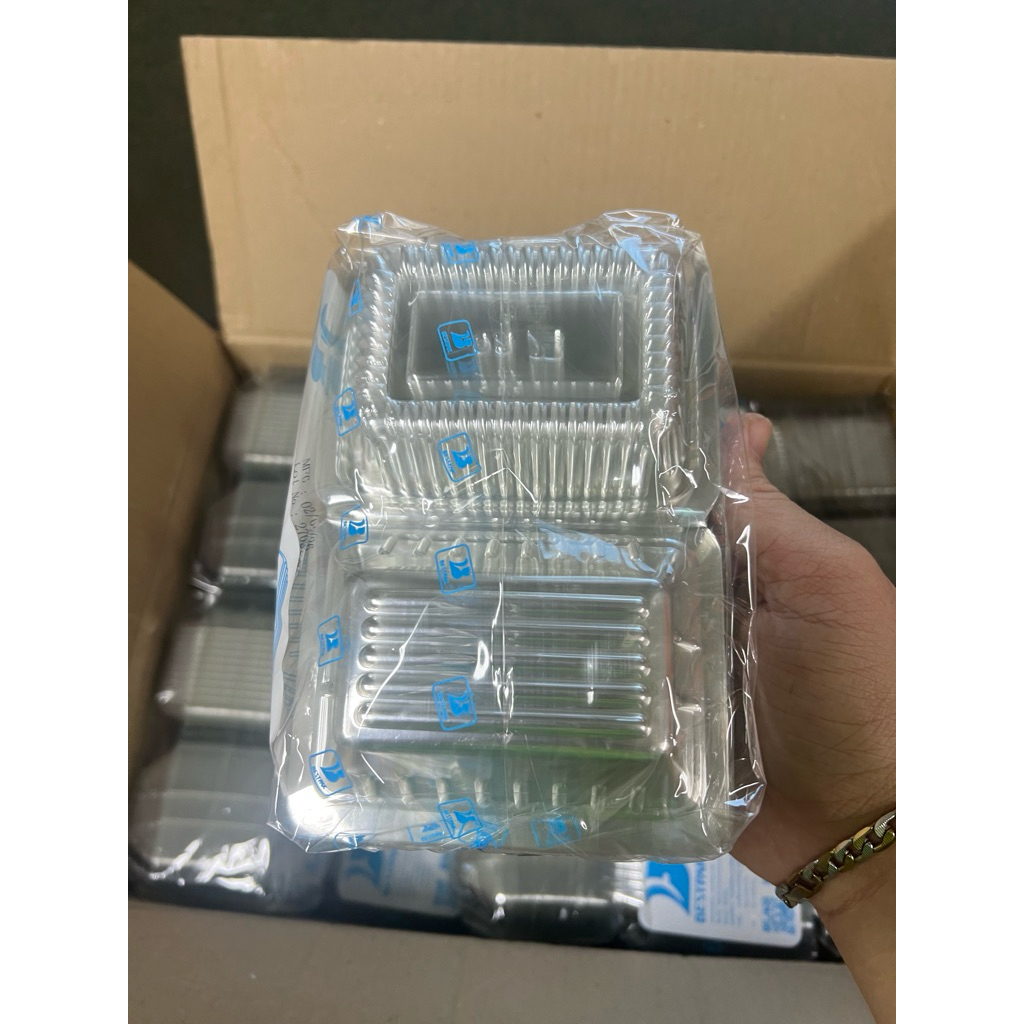 กล่องพลาสติกใส ใส่อาหาร BP02 เนื้อPET ราคายกลัง 4000ชิ้น รูปที่ 4