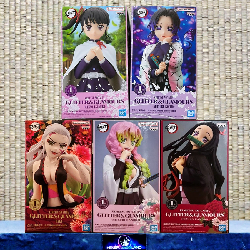 BANDAI BANPRESTO: GLITTER&GLAMOURS -DEMON SLAYER /ดาบพิฆาตอสูร - NEZUKO / MITSURI / DAKI / SHINOBU /KANAO