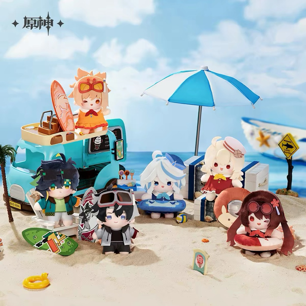 [PRE-ORDER อ่านรายละเอียดก่อนซื้อ][Genshin Impact] Midsummer Party Series Plush Doll Keychain ตุ๊กตาพวงกุญแจเกนชิน