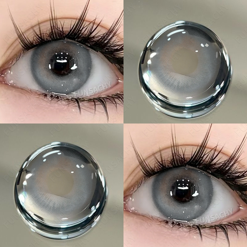 funsachy คอนแทคเลนส์สีธรรมชาติ 14.0-14.5มม big eyes 12 เดือน lens จัดส่งรวดเร็ว