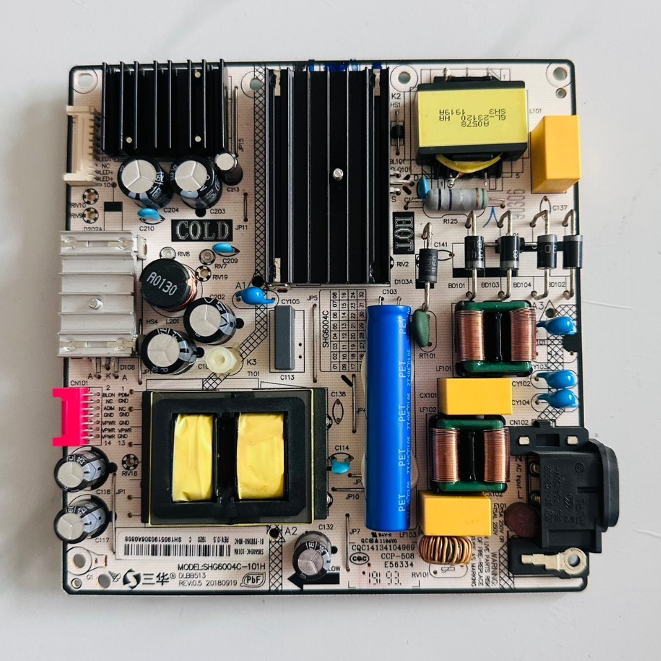 #อะโคนาติก Aconatic บอร์ดเพาเวอร์ซัพพลายทีวีอะโคนาติก Power Supply TV รุ่น 55RS541AN พาร์ท SHG6004C-