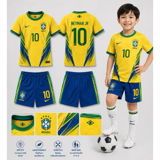 (งานไทย) ชุดฟุตบอล ชุดบอลโลก ชุดเด็กแขนสั้นขาสั้น ชุดกีฬา ชุดเด็ก 2-12 ขวบ ชุดบอลเด็ก