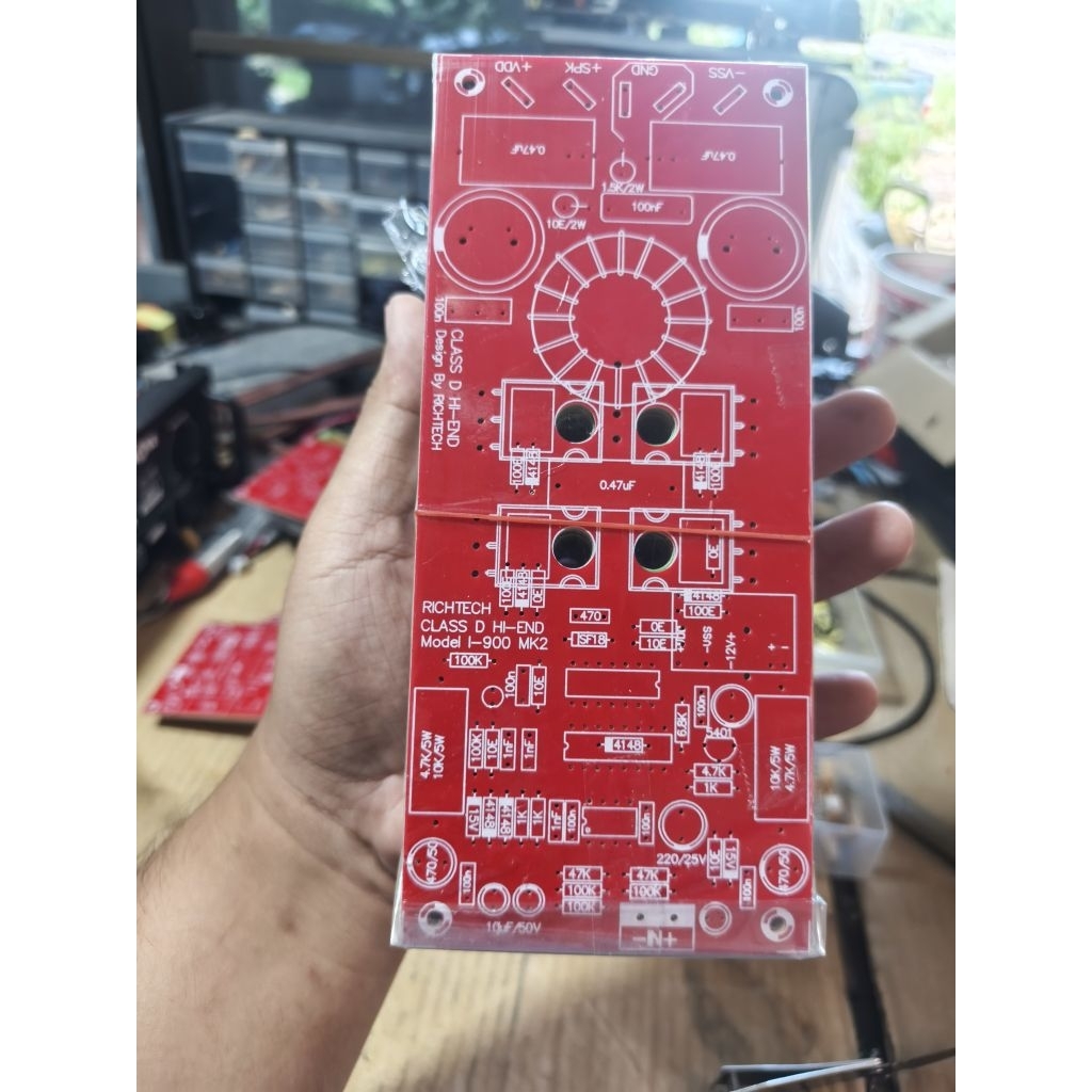 pcb คราสดี ไบอัสใน ใส่ซิงค์ได้ pcb ได้เลย สำหรับท่านที่มองหาpcbมาฝึกทำ pcb FR1