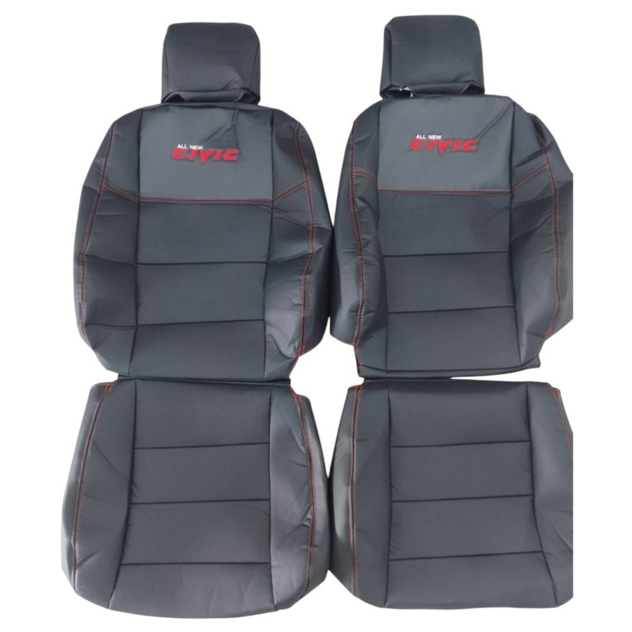หุ้มเบาะรถยนต์ หุ้มเบาะแบบสวมทับ ฮอนด้าซีวิค(HONDA CIVIC) คู่หน้า