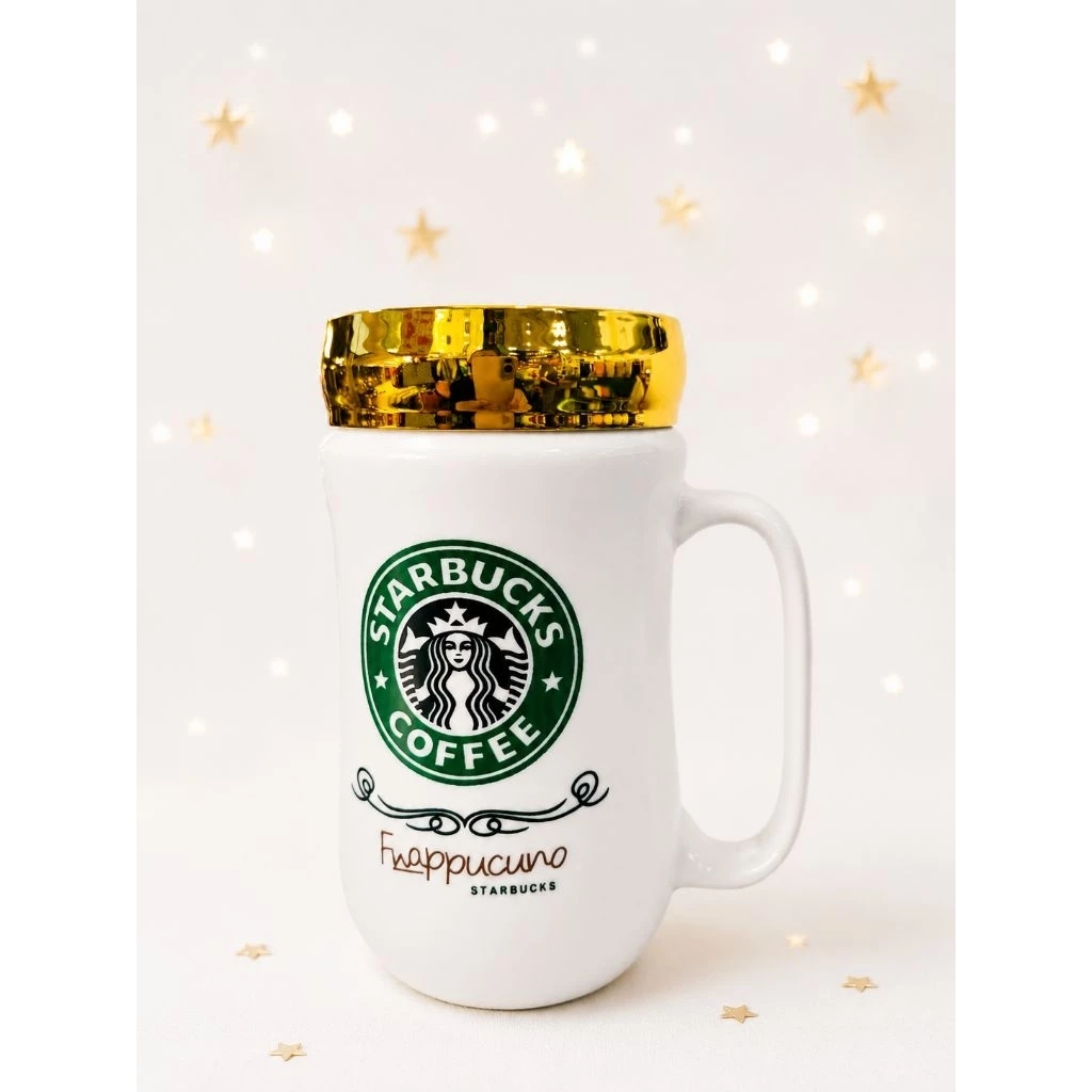 starbuck เซรามิค แก้วสตาร์บัคส์เซรามิค แก้วมีกระจก