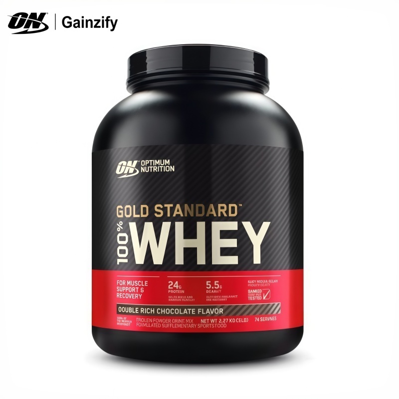 Optimum Nutrition (ON) โกลด์สติ๊ก เวย์โปรตีน  {เพิ่มกล้ามเนื้อ แก้ร่างด่วน สดชื่นไม่เหนื่อย }สินค้าจริง 100% จากสหรัฐ