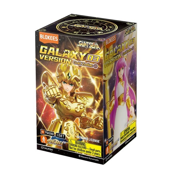 Blokees (สุ่ม 1 / จาก 10 แบบ) Saint Seiya 75033 Galaxy Version 03 Gold Zodiac 1 810181531985 (Plastic Model)