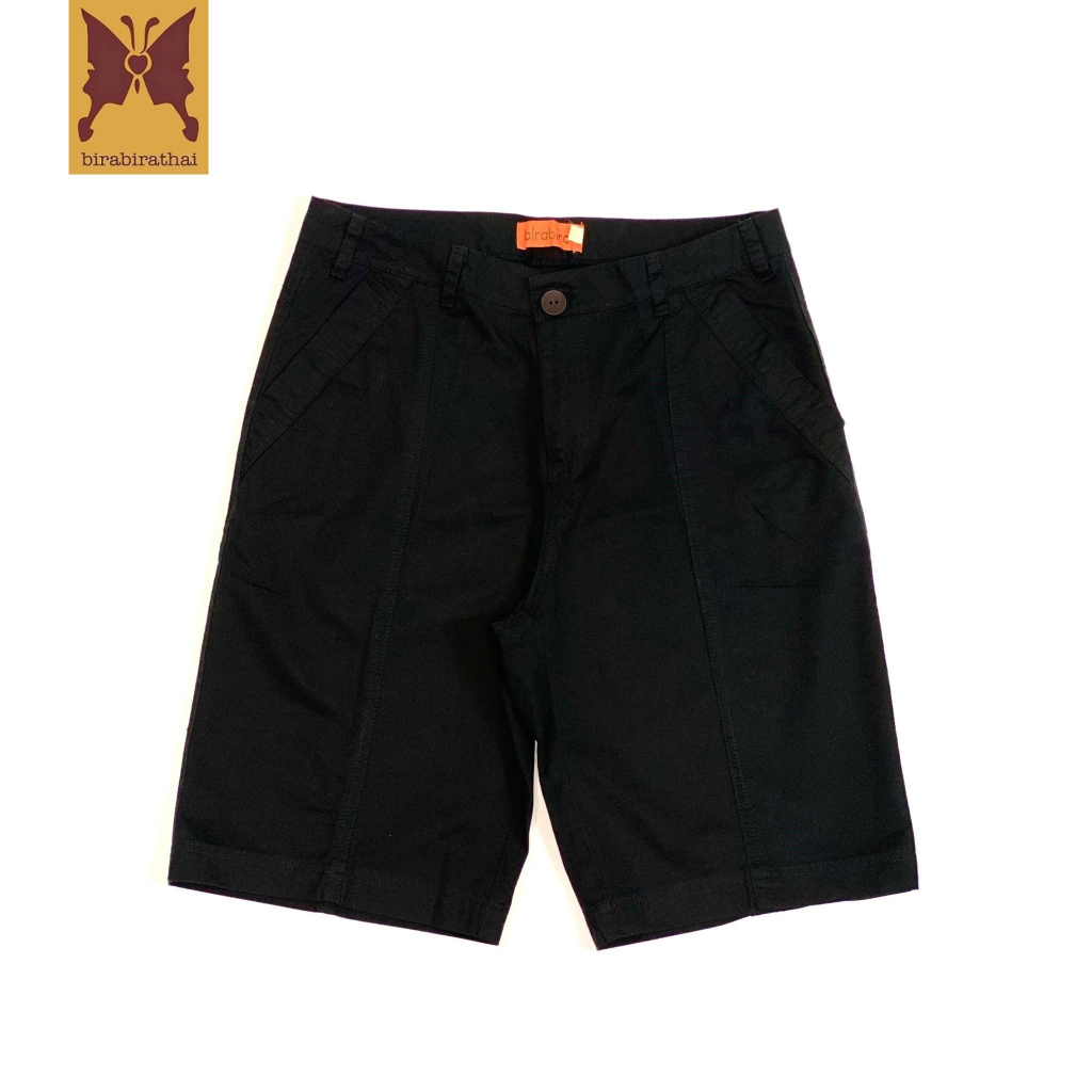 กางเกง 3 ส่วน เส้นคู่ BIRABIRA PS005 กางเกงสามส่วน ผู้หญิง ไซส์ใหญ่ | Three Quarter Shorts