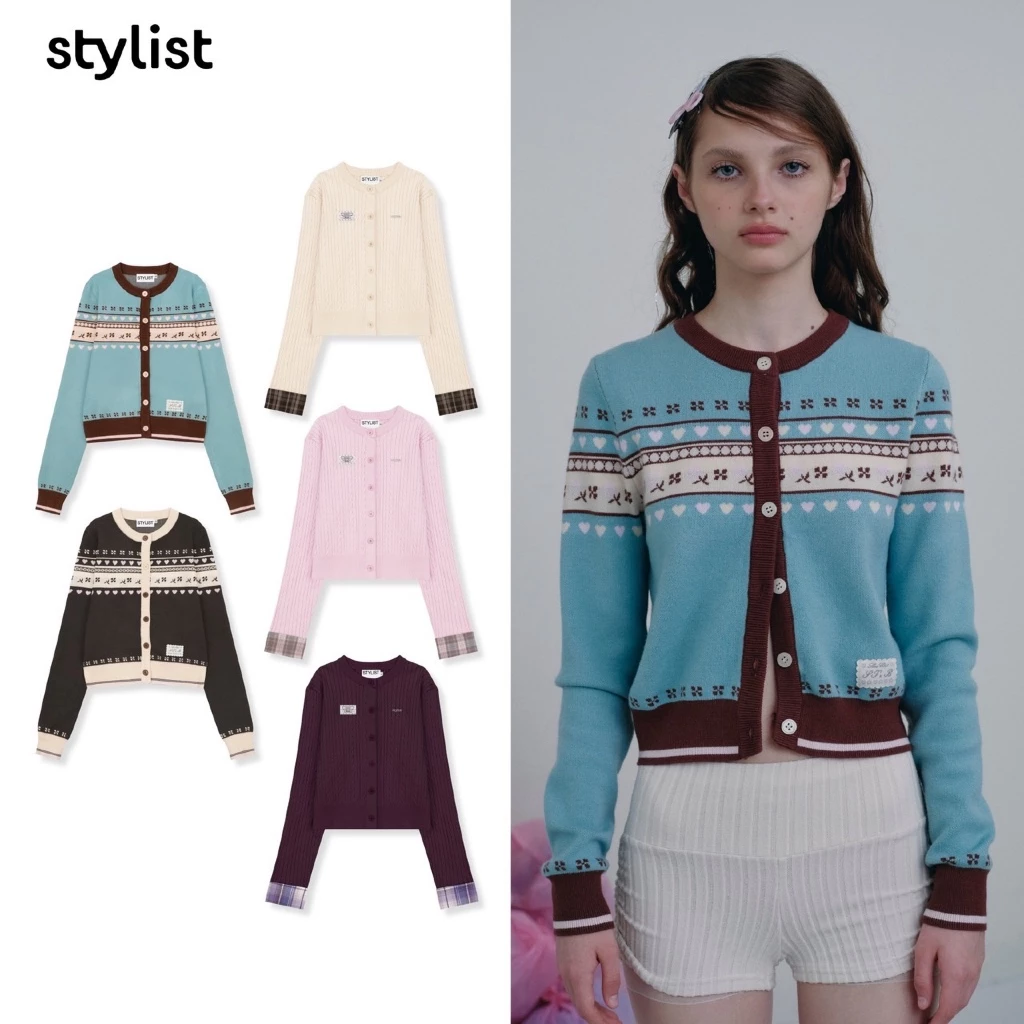 (พร้อมส่ง โค้ด 30% Max 1,000) STYLIST x Brinkkty - Dolly Mone Lory Cardigans-006 เสื้อคาร์ดิแกน