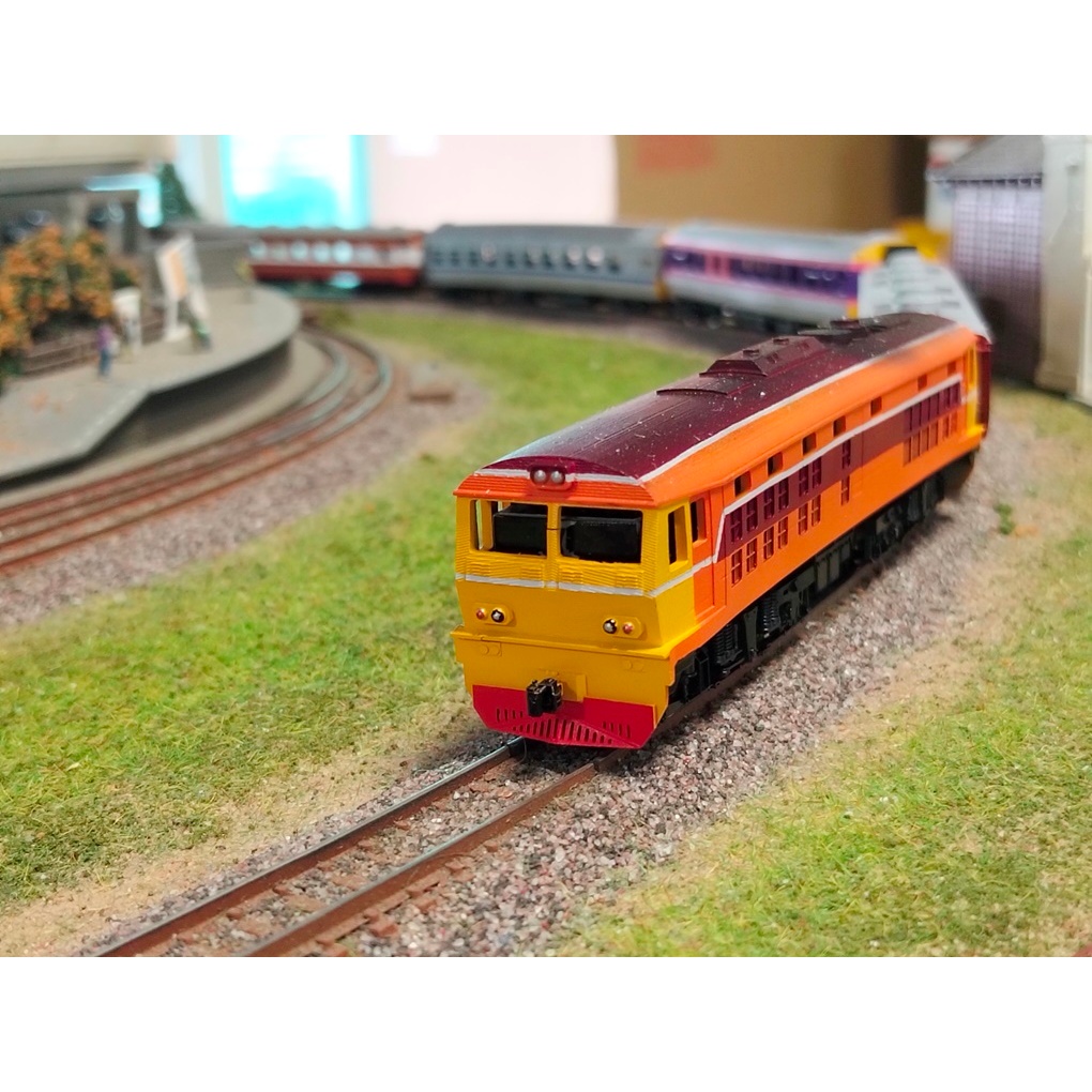 โมเดลรถไฟไทย โมเดลรถไฟไทยALS N Scale *  โมเดลรถไฟไทย รฟท ALS Alsthom อัลธ่อม อัลสต้อม อัลสธ่อม * สร้