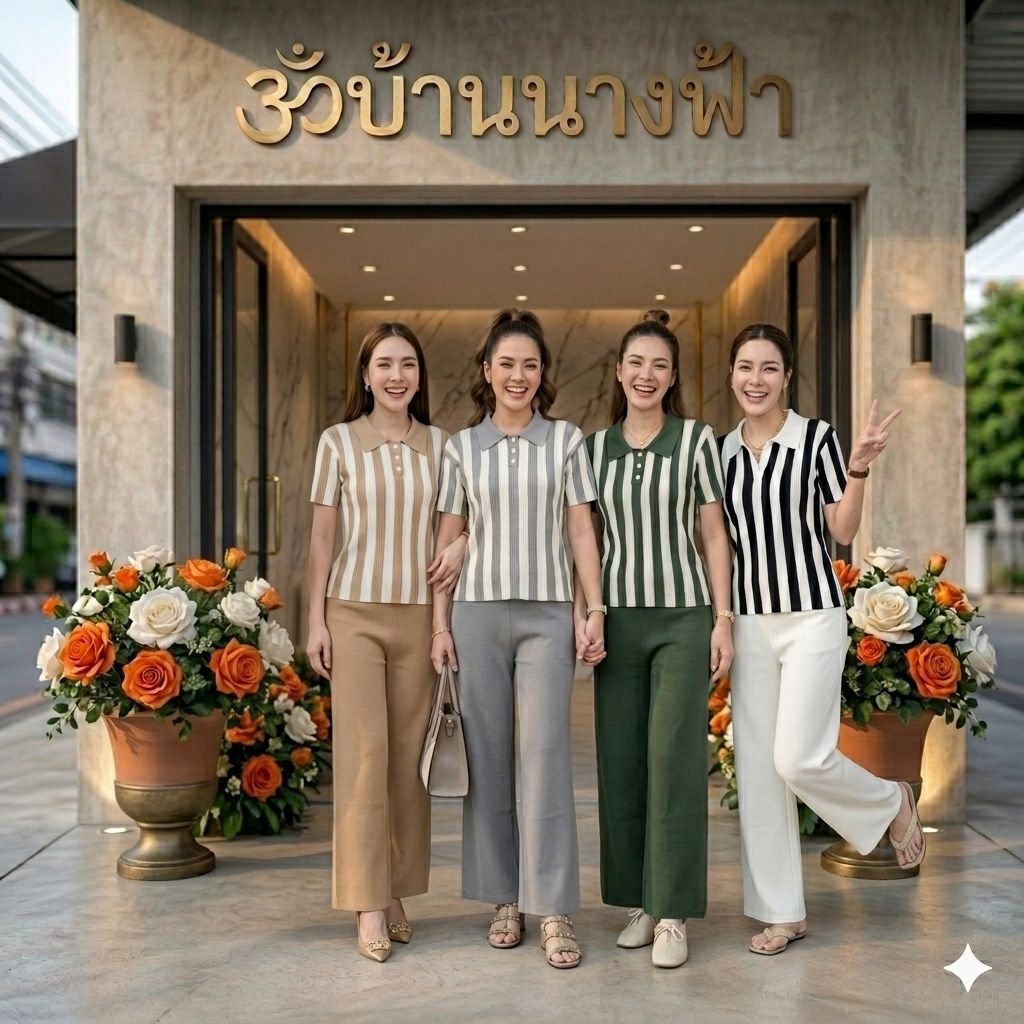 ​อกใส่ถึง46"ꔛ ꕤ ˚ชุด Set Nitting​ ทอร่อง 4 สีสวยๆ ใส่ทำงาน ใส่วันสบายๆ ไม่เคยลองต้องลองค่ะ เป็นผ้าที่ใส่สบายจริงๆꔛ ꕤ ˚