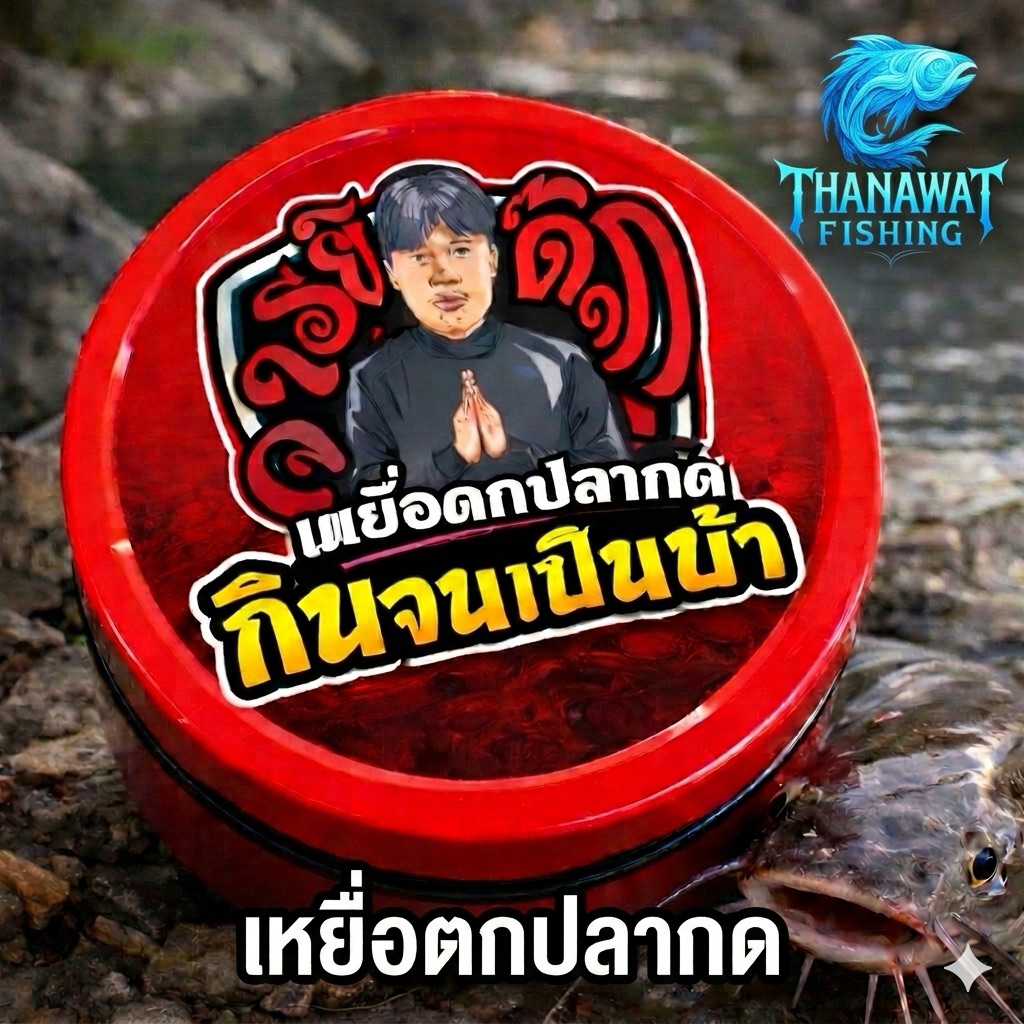 เหยื่อตกปลากด กินจนเป็นบ้า 400กรัม by.จารย์ดุ๊ก