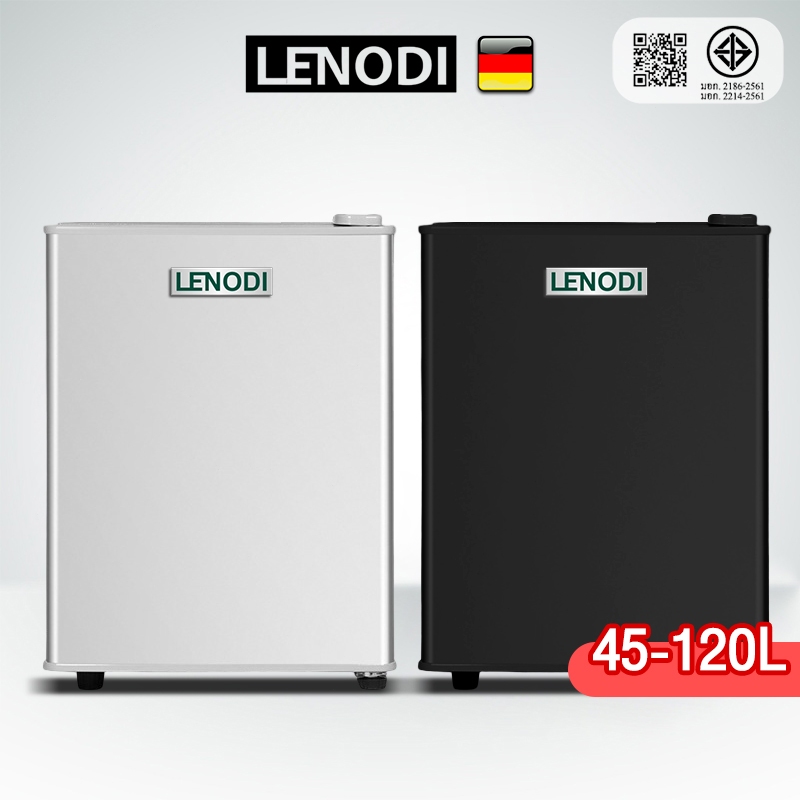 LENODI ตู้เย็น 1 ประตู 3.4 Q/95 ลิตร สีดำ  ตู้เย็นมินิ ความจุ 95 ลิตร 1 door refrigerator ตู้เย็นราคาถูก