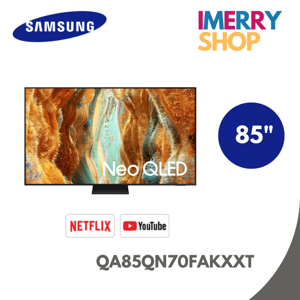 SAMSUNG 85QN70F NEO QLED 4K Smart TV 144Hz 85 นิ้ว รุ่น QA85QN70FAKXXT