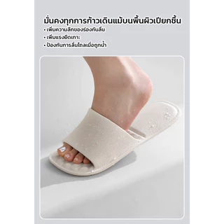 MAYNOS รองเท้าสลิปเปอร์พกพา พับได้ วัสดุ EVA น้ำหนักเบา กันลื่น แห้งไว สำหรับเดินทาง ท่องเที่ยว