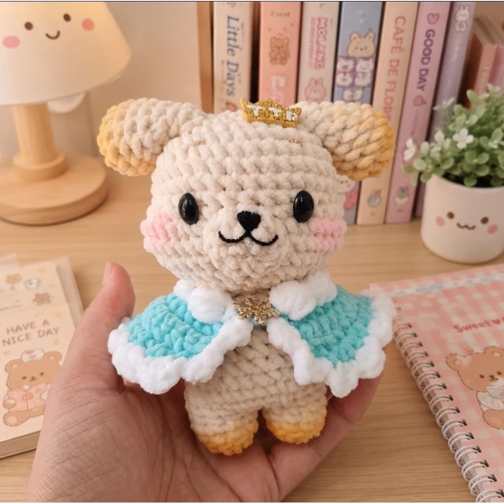 ตุ๊กตาหมีหมาไหมอุด้งนุ่มนิ่ม