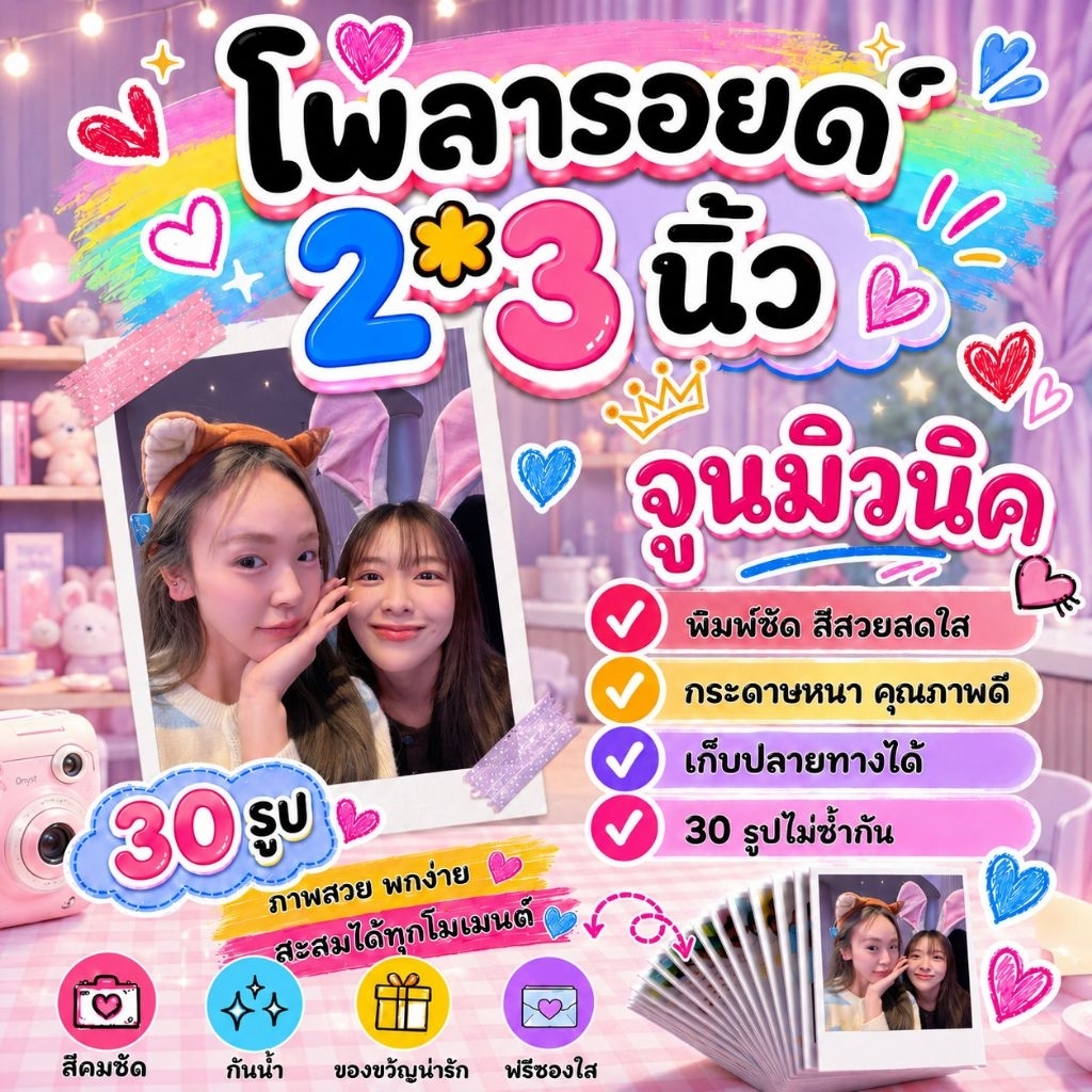 จูนมิวนิค #JuneMewnich โพลารอยด์​ 30​ รูป​ #WhaleStorexoxo