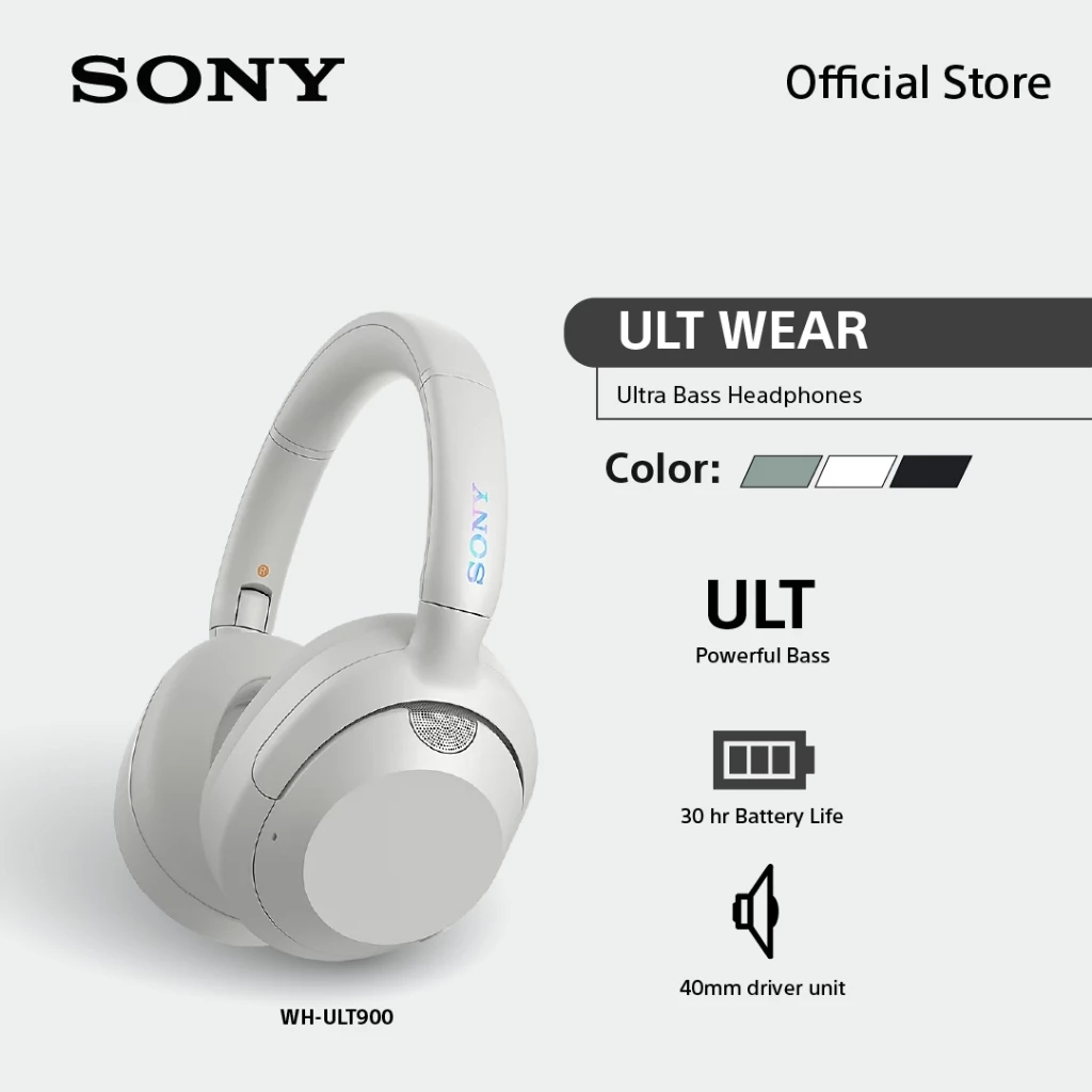 Sony หูฟัง Headphones รุ่น WH-ULT900N | Wireless Noise Canceling Headphones | Bluetooth® 5.2 thumbnail 4