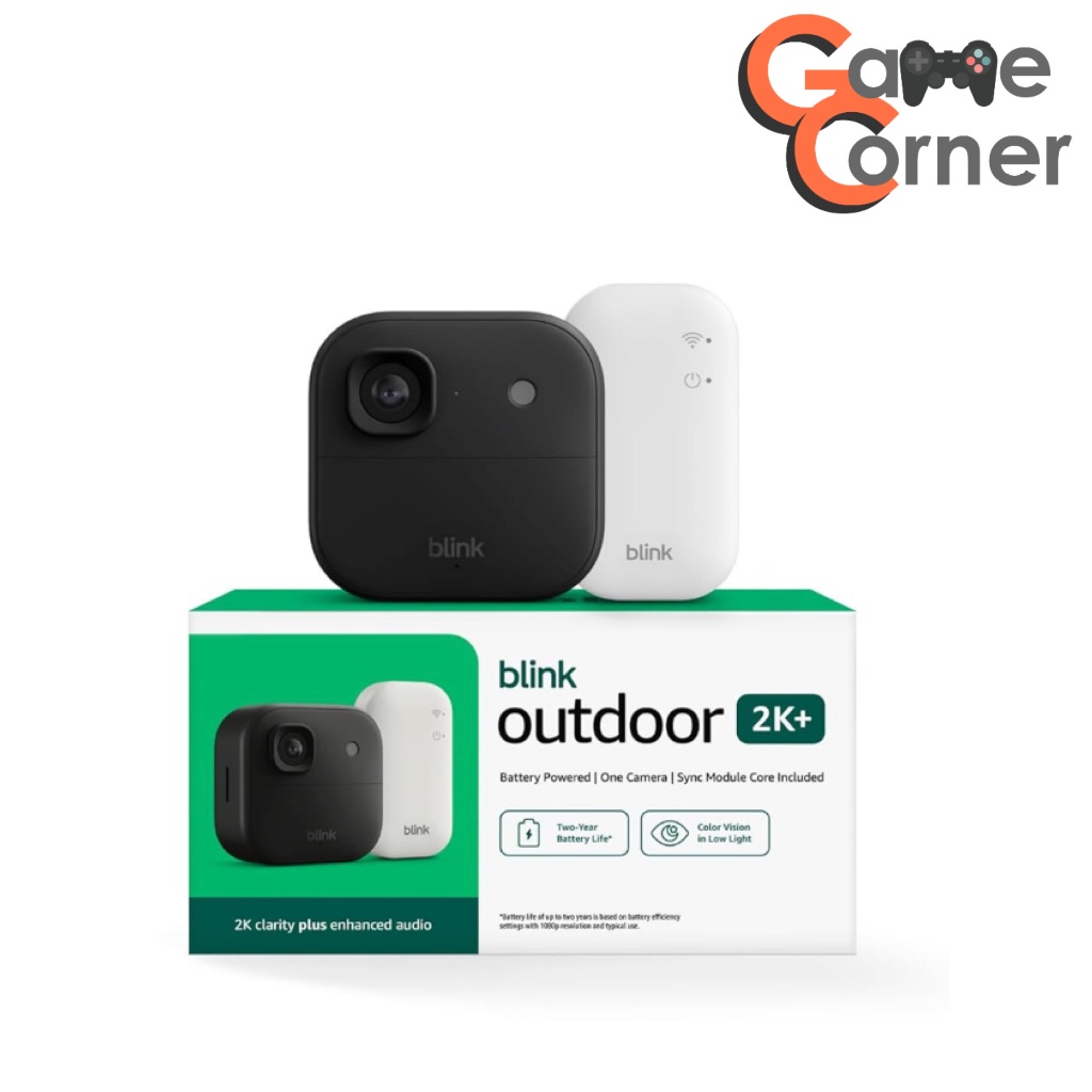 [Instock มีของพร้อมส่ง] Amazon Blink Outdoor 2K+ (newest model) 2K video resolution [US] ของใหม่ มือ