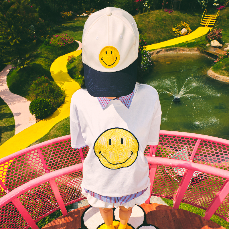 SMILEY® COLOR BLOCK CAP YELLOW FACE