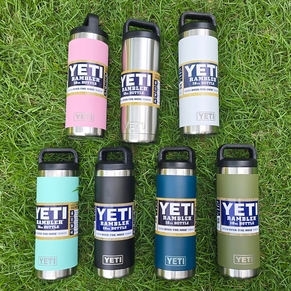 แก้วน้ำ 18OZ กระติกน้ำเก็บความร้อน-เย็น ขนาด 18OZ 540ml สแตนเลส 304 แท้ กระบอกน้ำเยติ YT